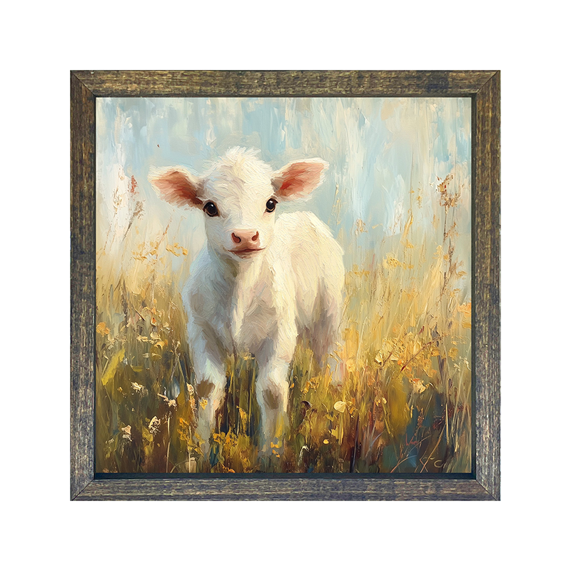 Baby Cow in Meadow