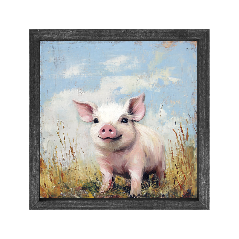Baby Pig in a Meadow