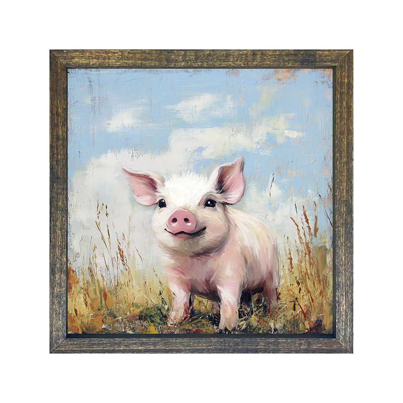 Baby Pig in a Meadow