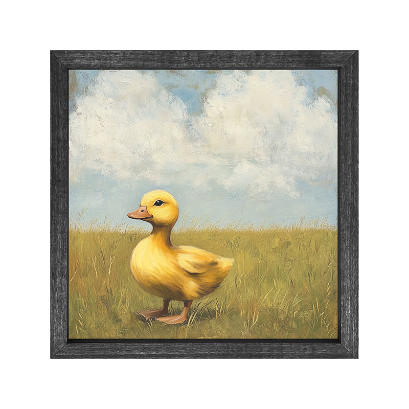 Baby Duck in a Meadow