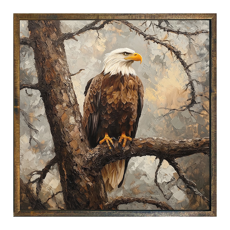 Perched Eagle