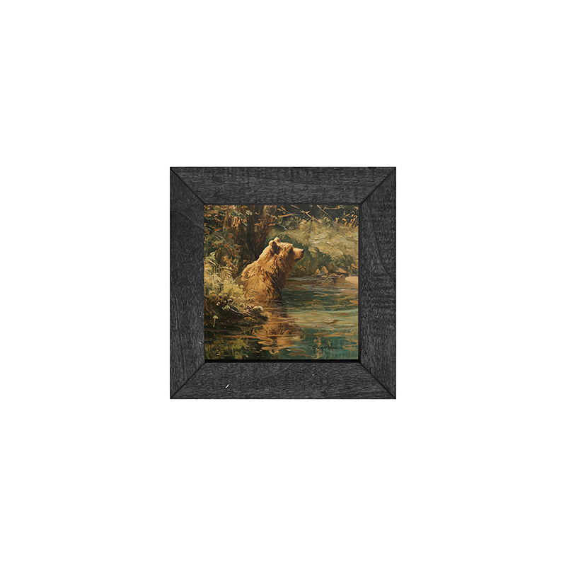 Brown Bear Relaxing in the Water