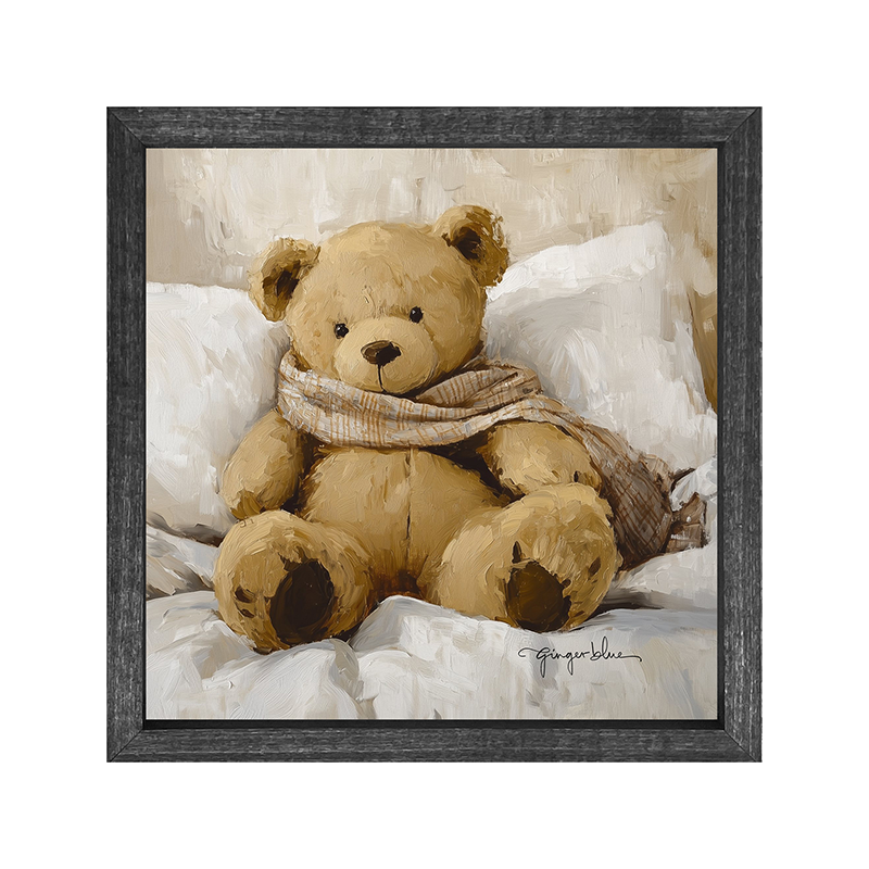 White Scarf Teddy Bear