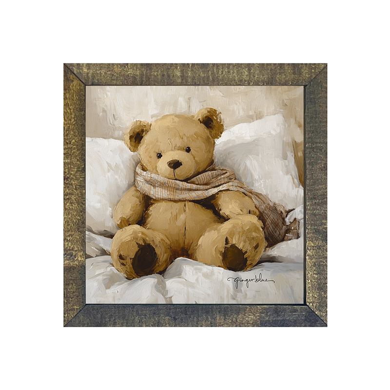 White Scarf Teddy Bear
