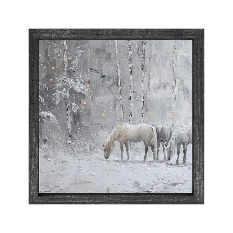 Horses in the Snow