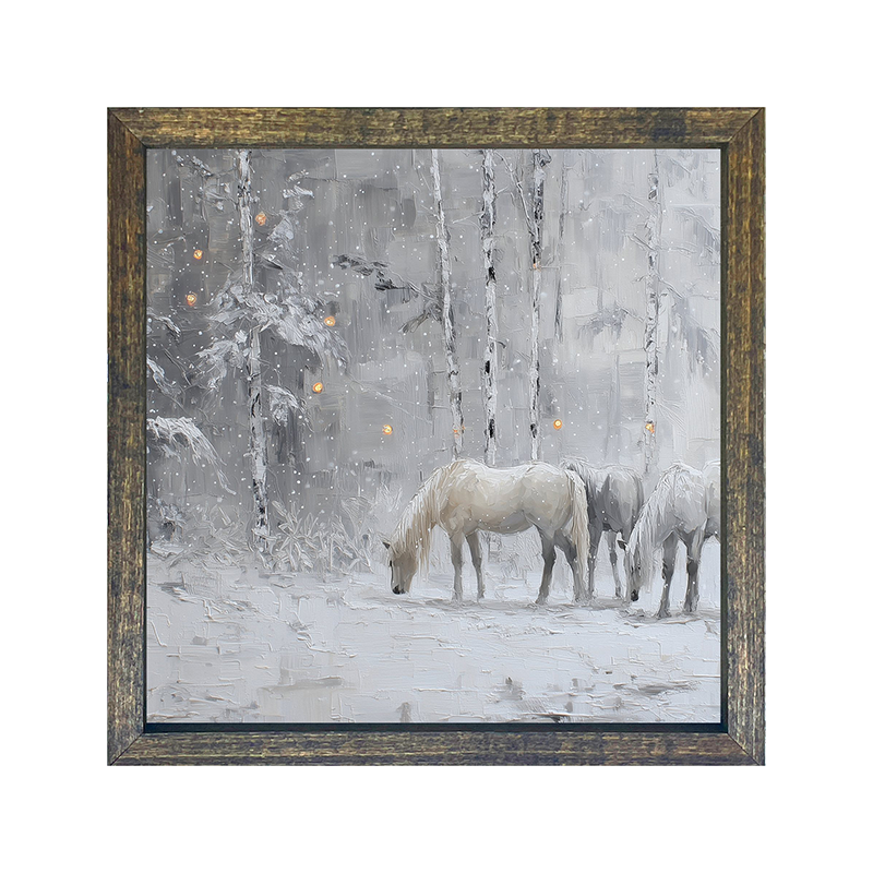 Horses in the Snow