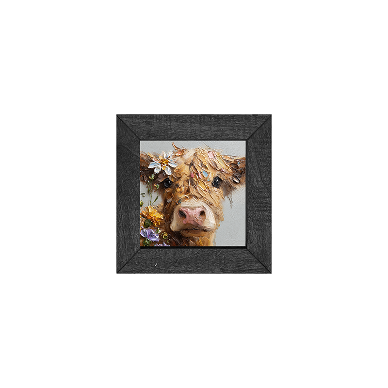 Spring Season Brown Cow
