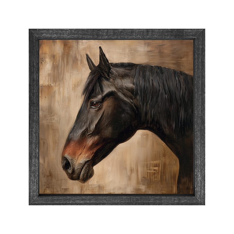 Portrait of a Brown Horse