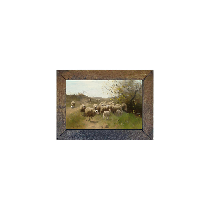 Vintage Grazing Sheep