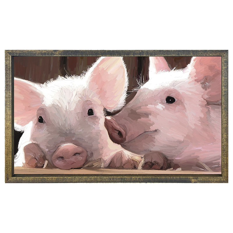 Two pigs