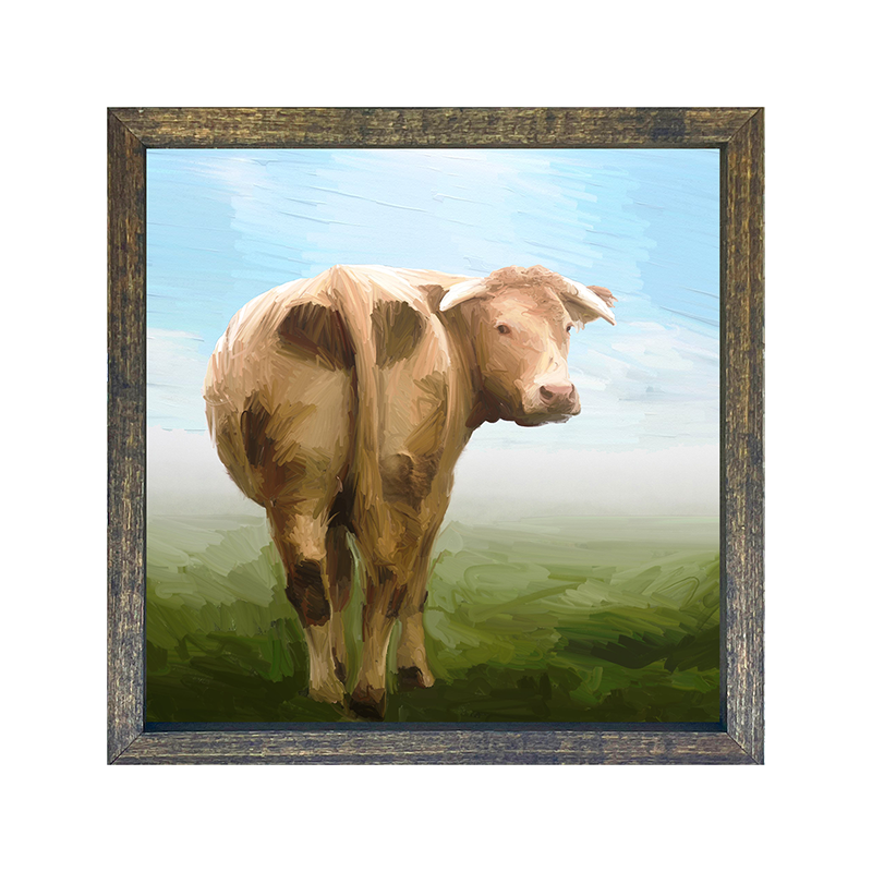 Looking Back Cow