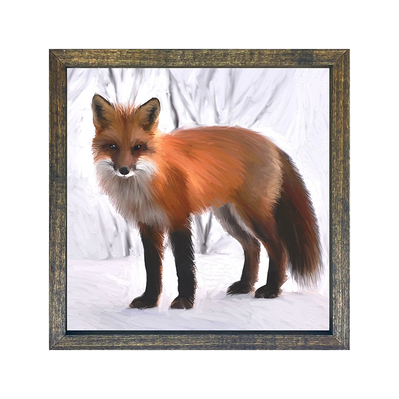Fox in the snow