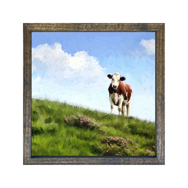 Cow in the grass field