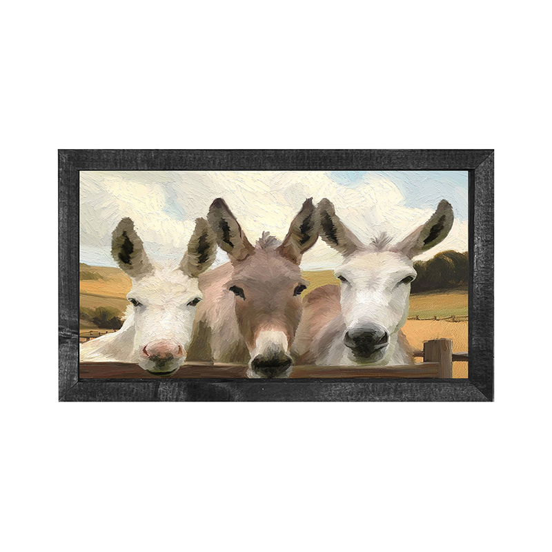 Donkey Friends - Horizontal Frame