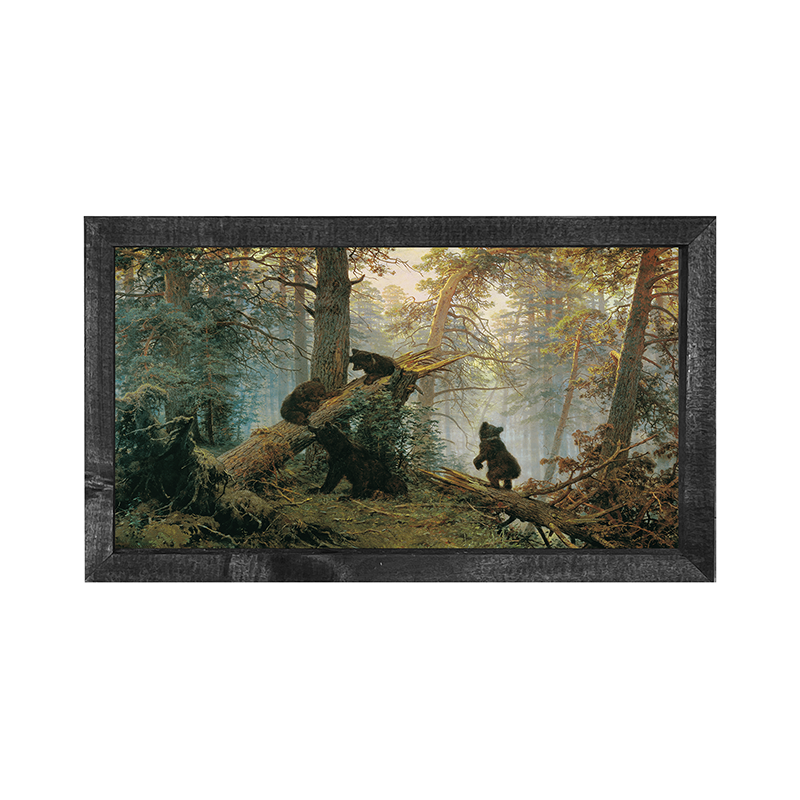 Black Bear Cubs - Horizontal Frame