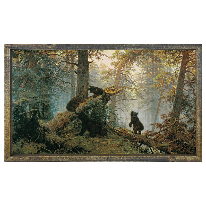 Black Bear Cubs - Horizontal Frame