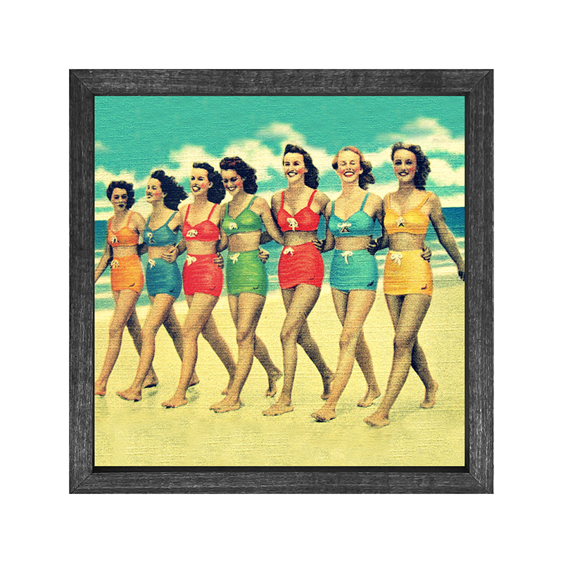 Vintage - Friends on the Beach