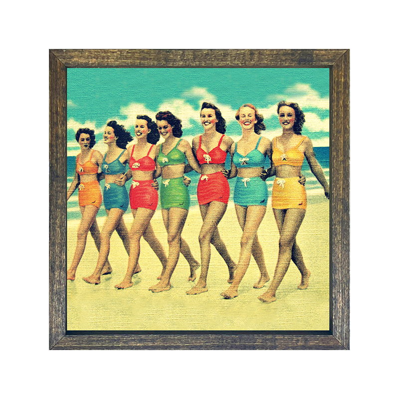 Vintage - Friends on the Beach
