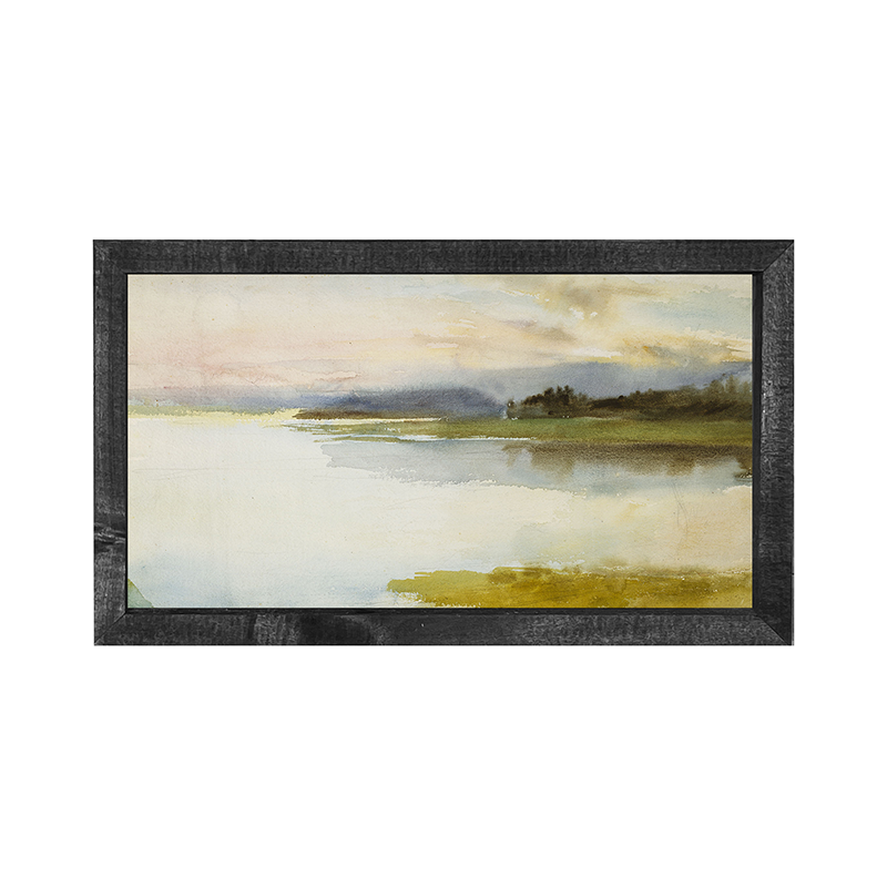 Vintage Quiet Lake Shore