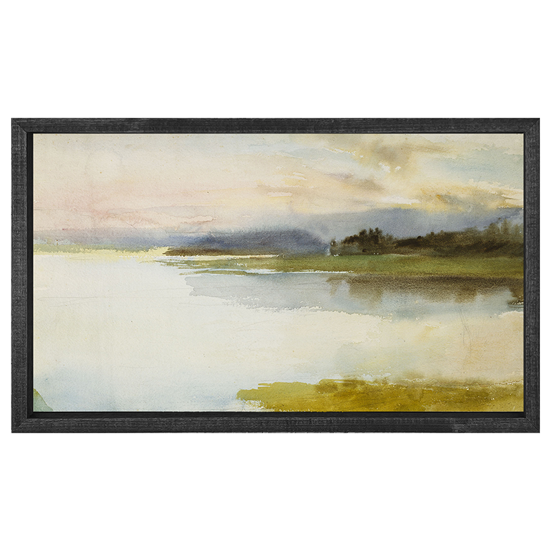 Vintage Quiet Lake Shore