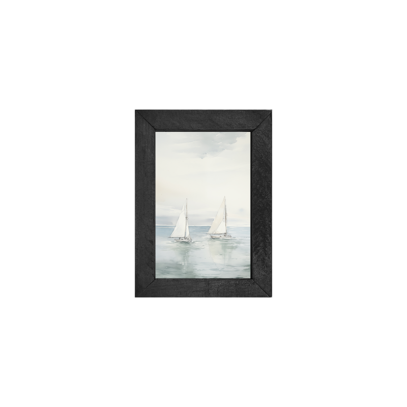 Two Sailboats - Vertical Frame