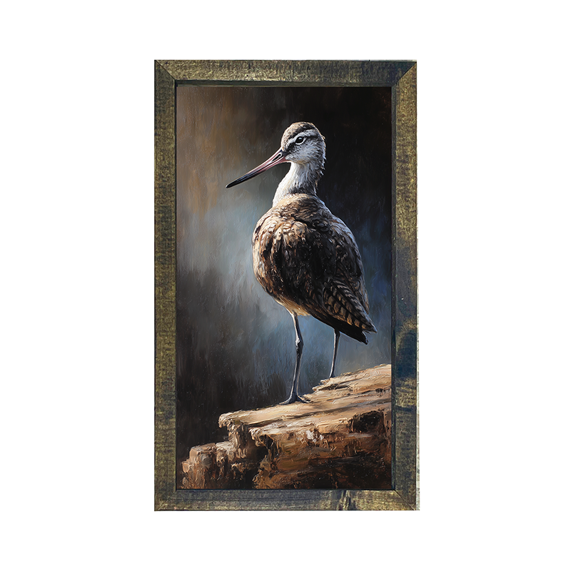 Beach Bird - Sandpiper - Vertical Frame