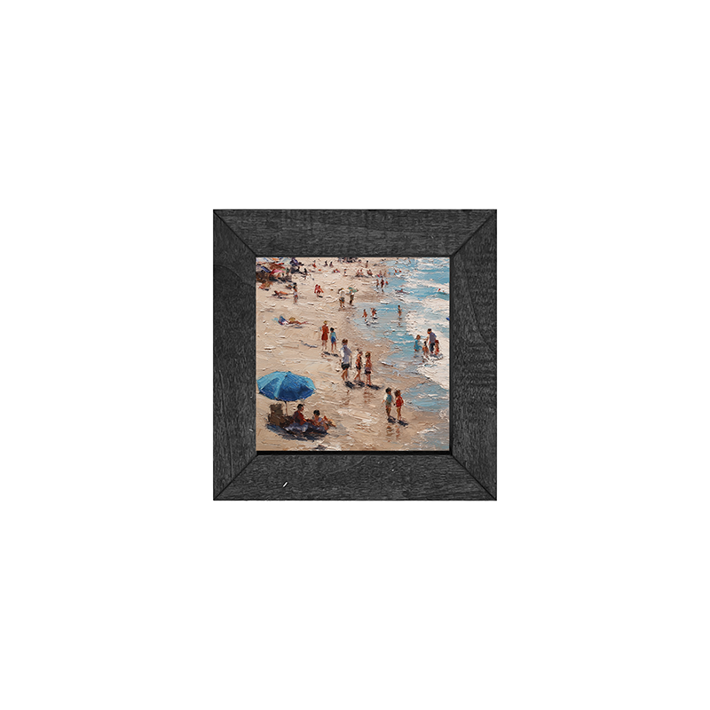 Beach Time - Blue Umbrella
