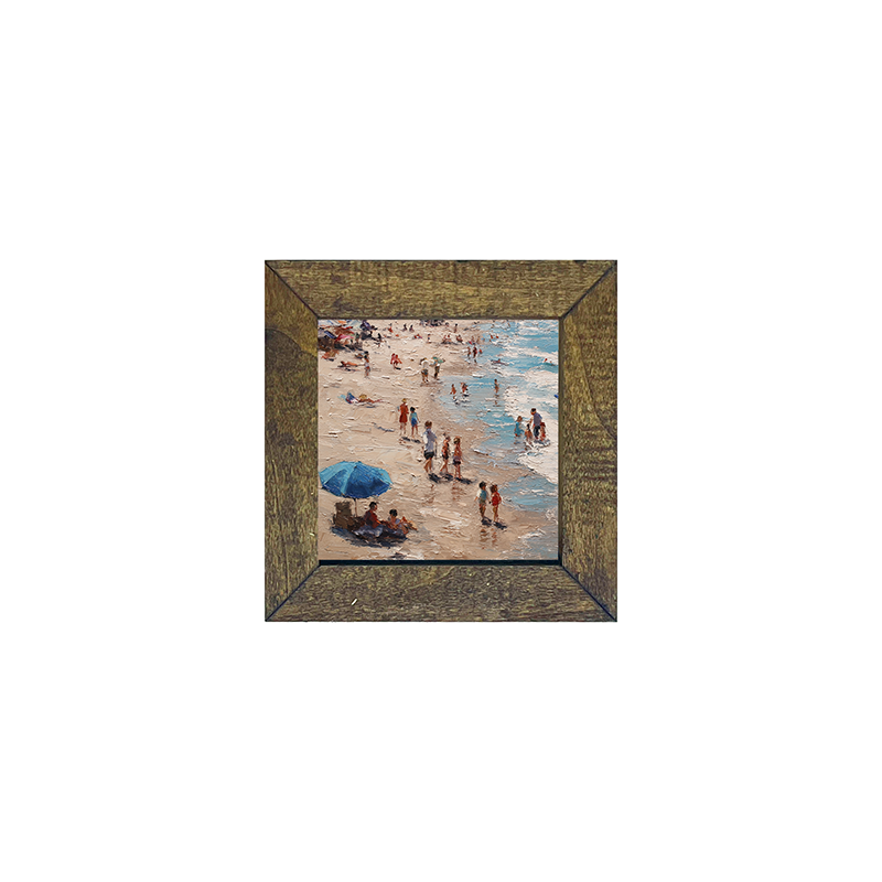 Beach Time - Blue Umbrella