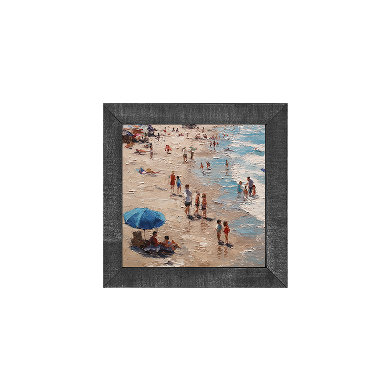 Beach Time - Blue Umbrella