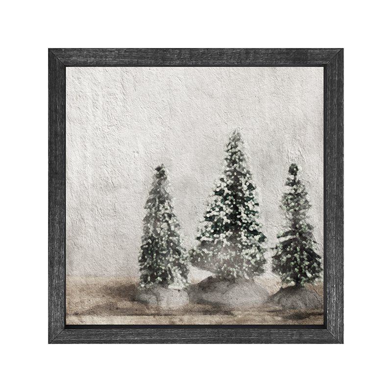Snowy pines