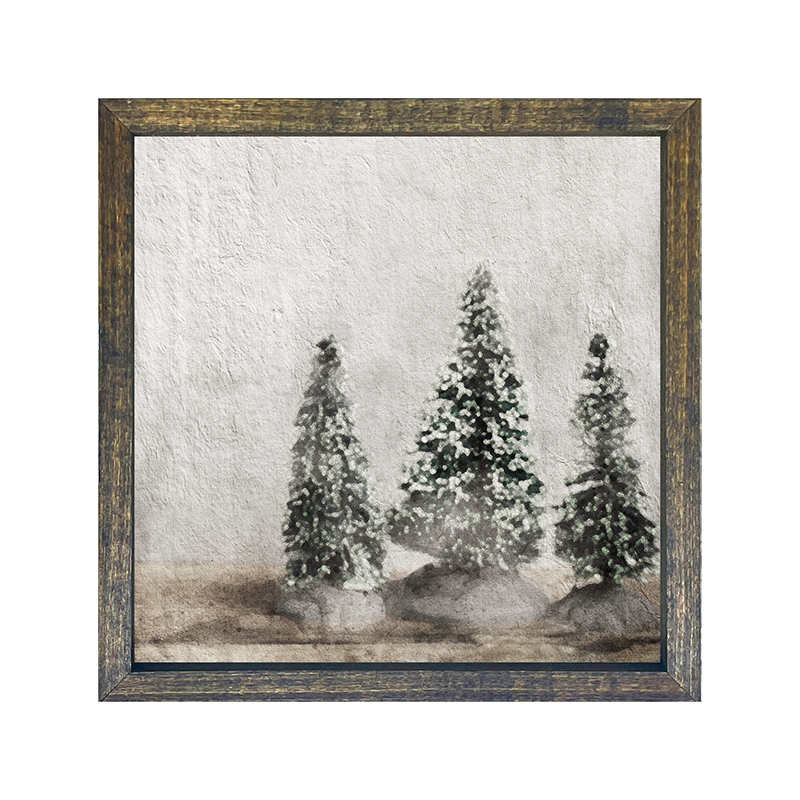 Snowy pines