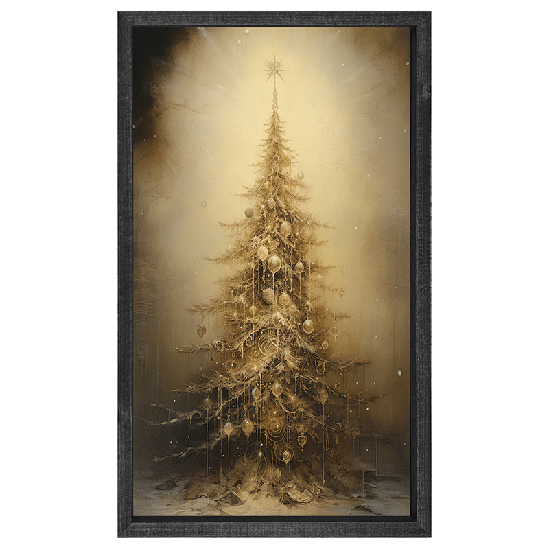 Adorned Christmas Tree-Vertical Frame