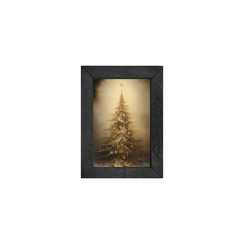 Adorned Christmas Tree-Vertical Frame