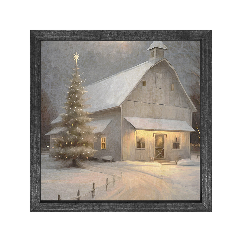 Christmas night farm