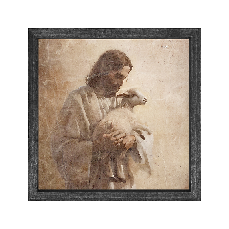 Jesus with a lamb