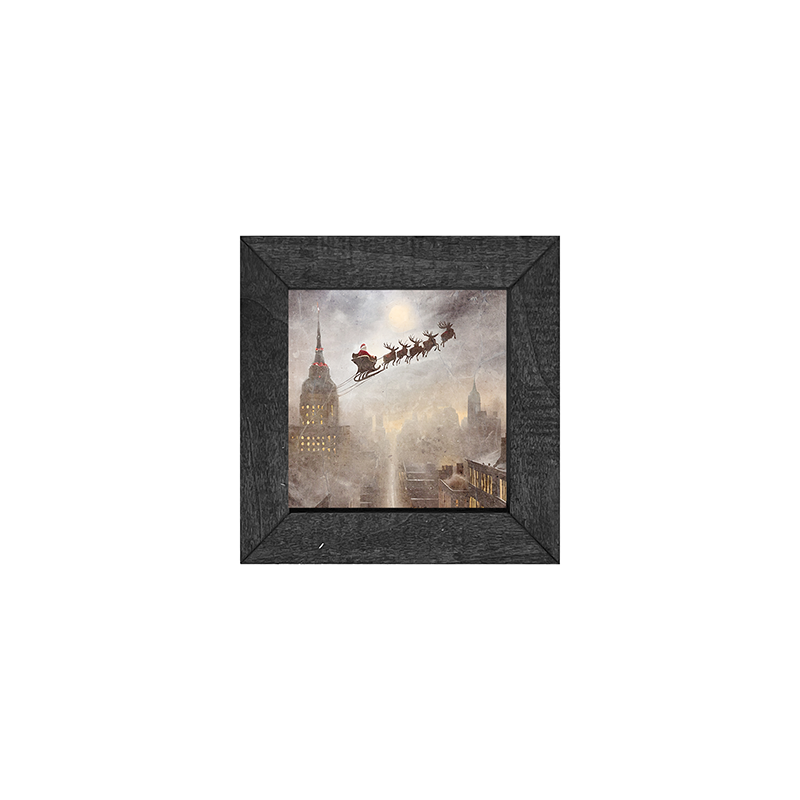 Cityscape Santa