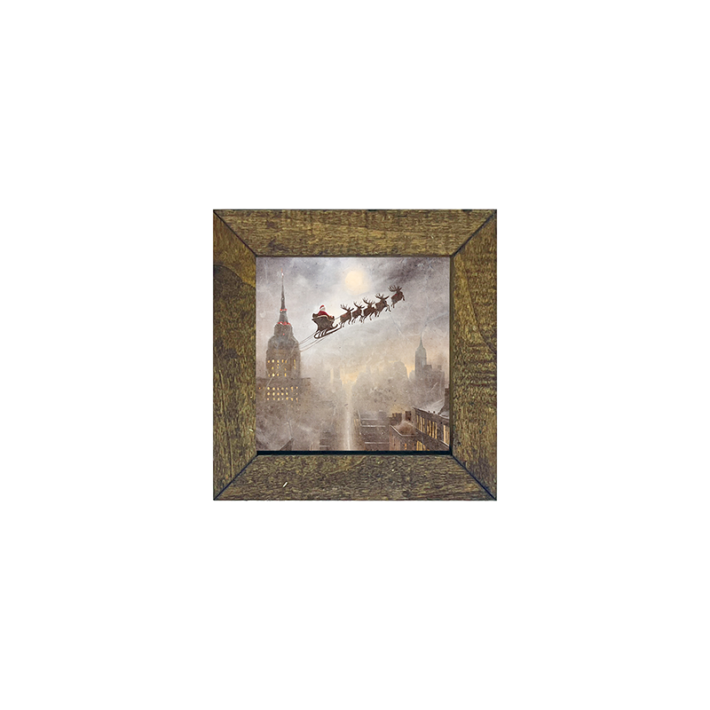 Cityscape Santa