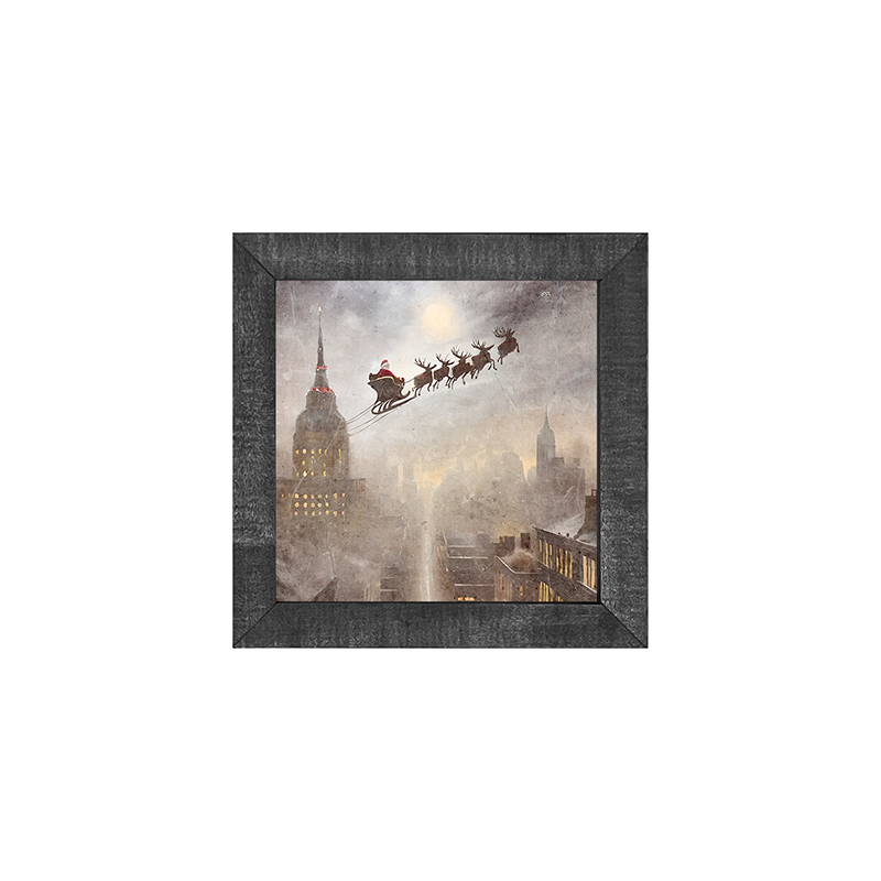 Cityscape Santa