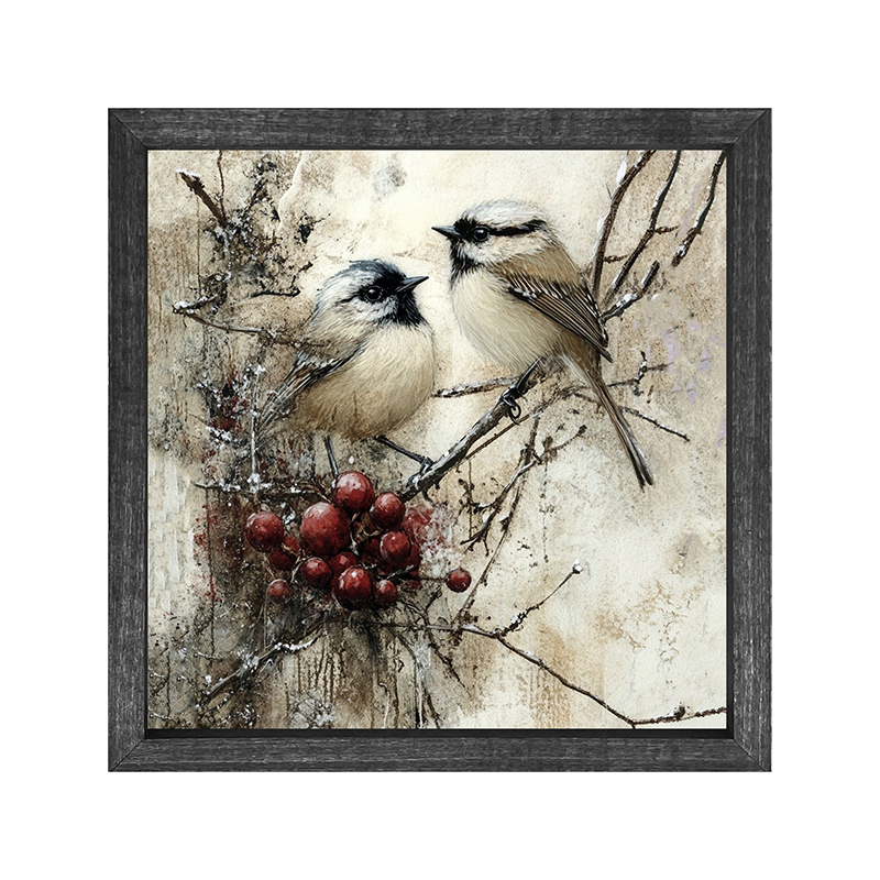 Two Birds with Berries
