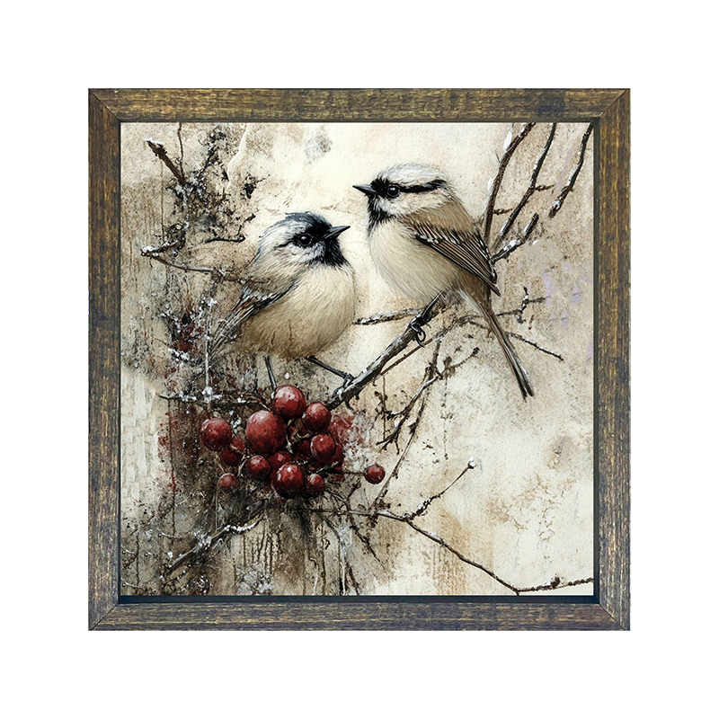 Two Birds with Berries