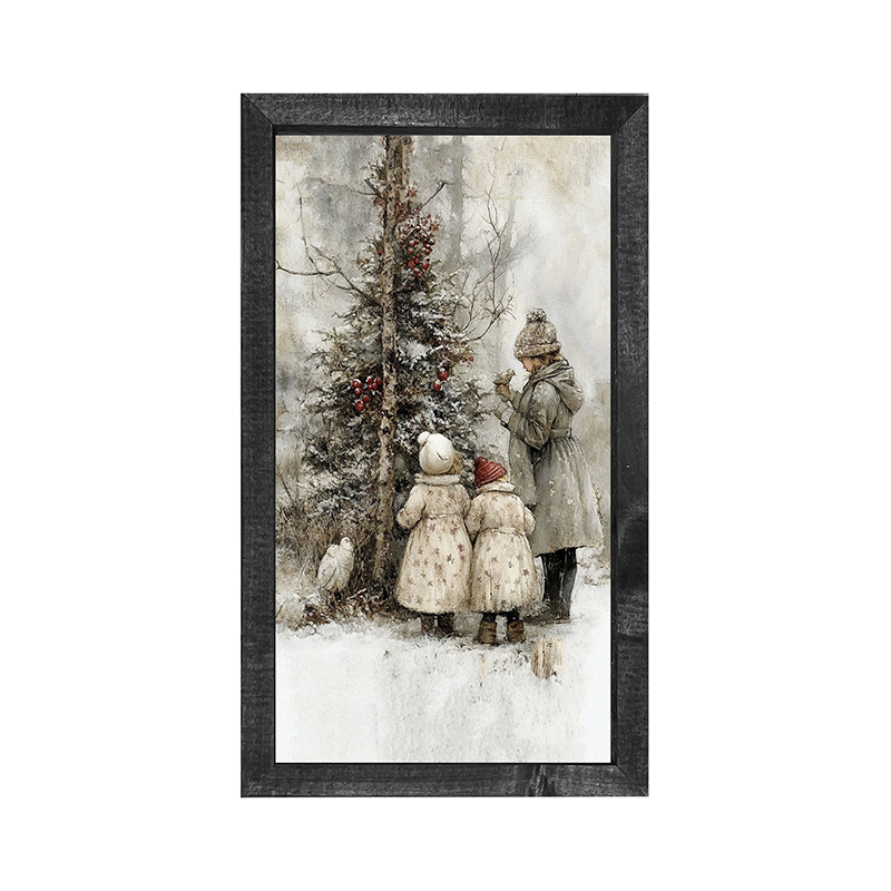 Winter's Children - Vertical Frame