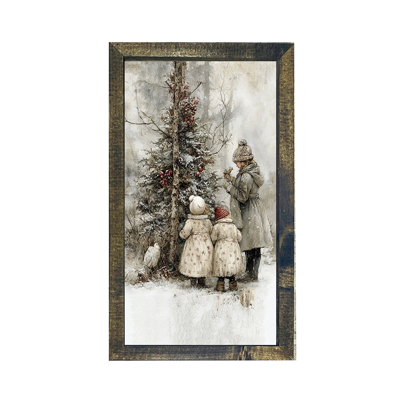 Winter's Children - Vertical Frame