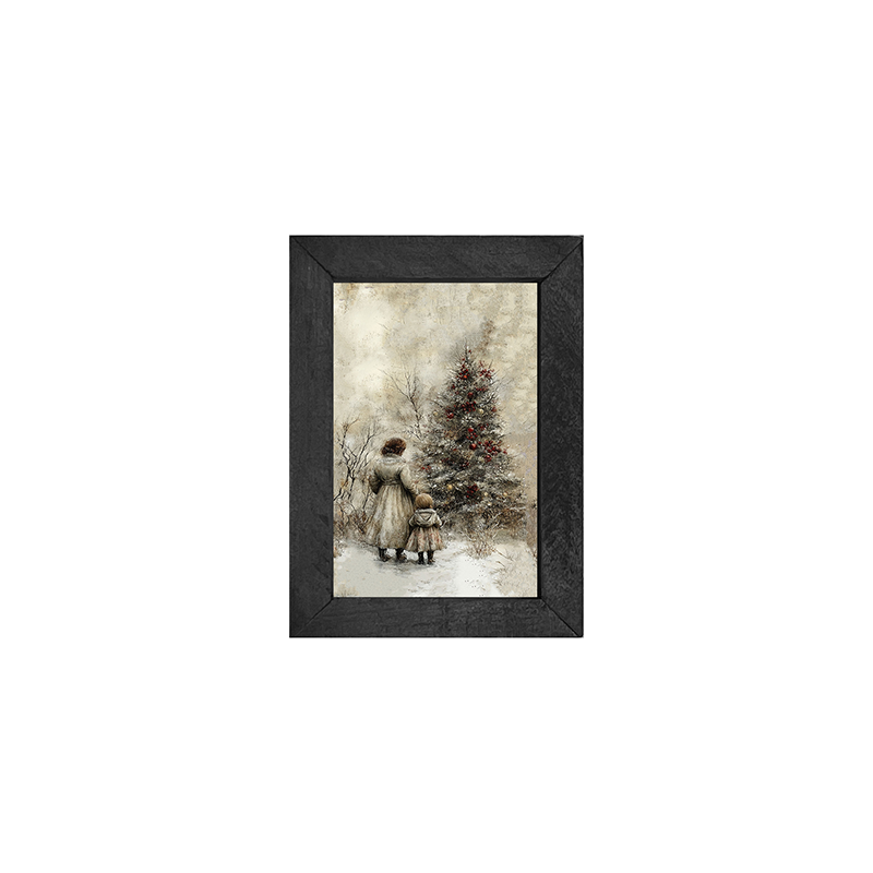 A Walk in Winter - Vertical Frame