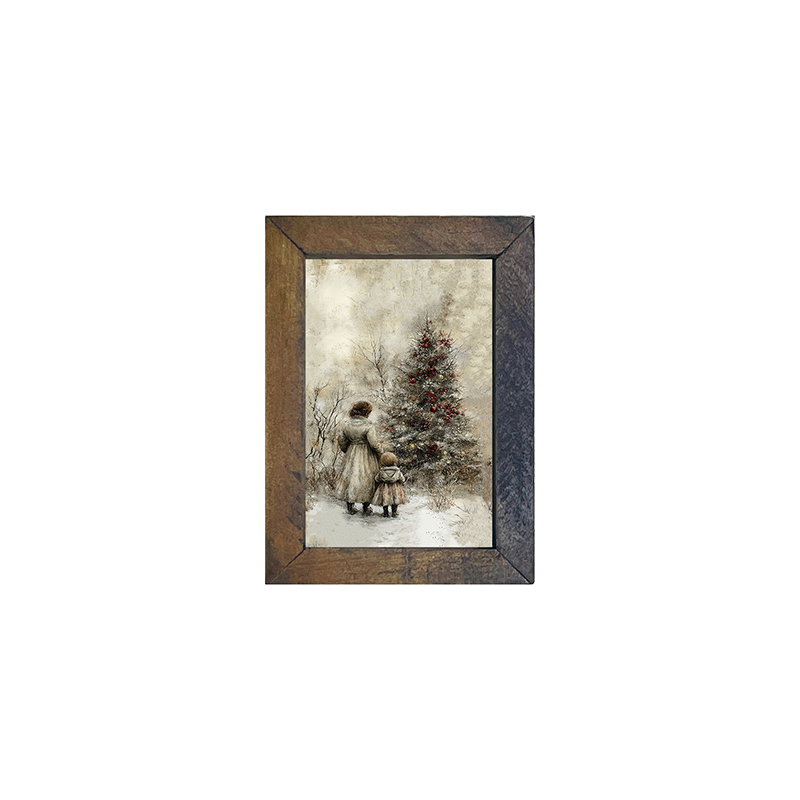 A Walk in Winter - Vertical Frame
