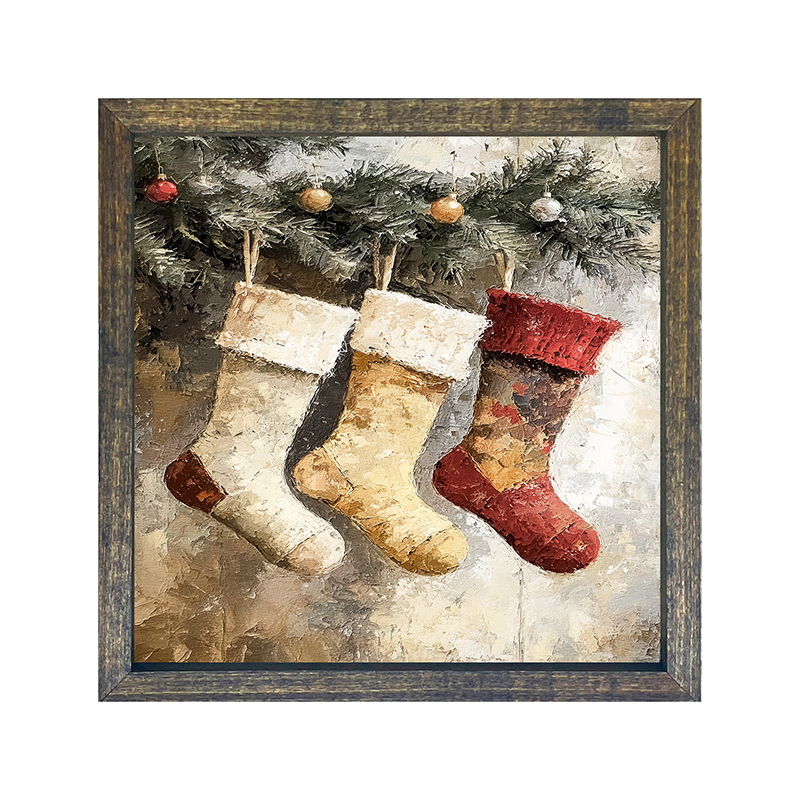 Stockings with Ornaments
