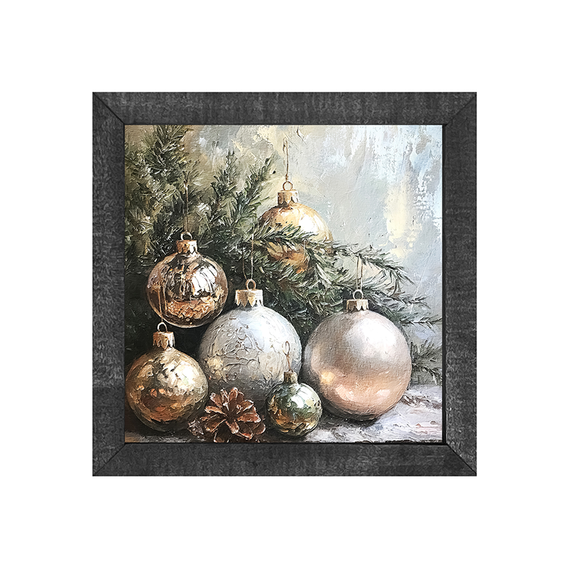 Silver and Gold Ornaments