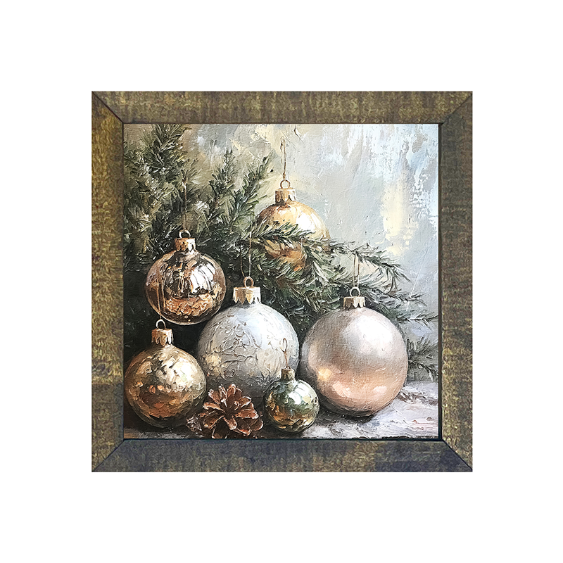Silver and Gold Ornaments