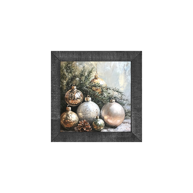 Silver and Gold Ornaments