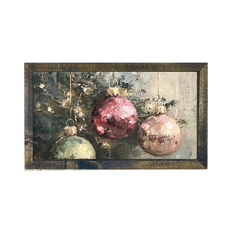 Ornaments on a Tree - Horizontal Frame