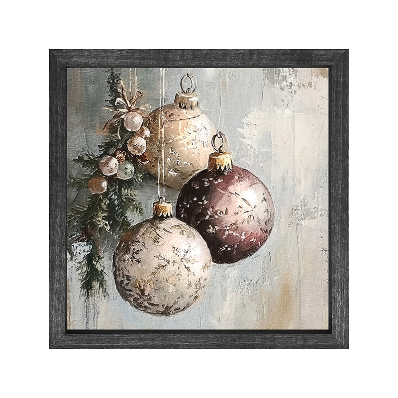 Pine Sprig with Ornaments
